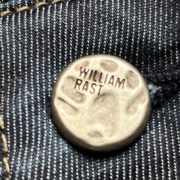 WILLIAM RAST Dark Wash Low Rise Skinny studded jeans Size 28 - Picture 6 of 14